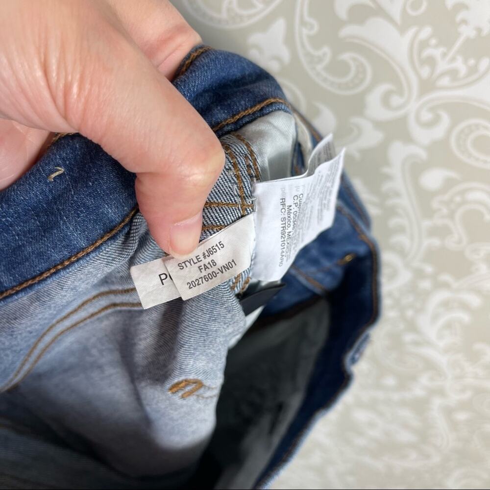 5/$30 Madewell 9” High Rise Frayed Hem Skinny Jeans Style J6515 25 - Picture 8 of 8